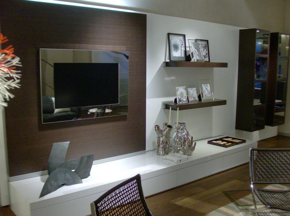 Mobili televisione design: casa moderna roma italy mobile per tv ... Mobile tv bianco lucido 180 cm